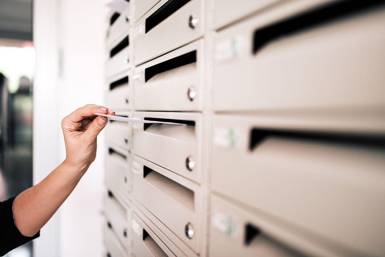 Briefkasten&shy;systeme bei Indukto Elektrotechnik in Dachau